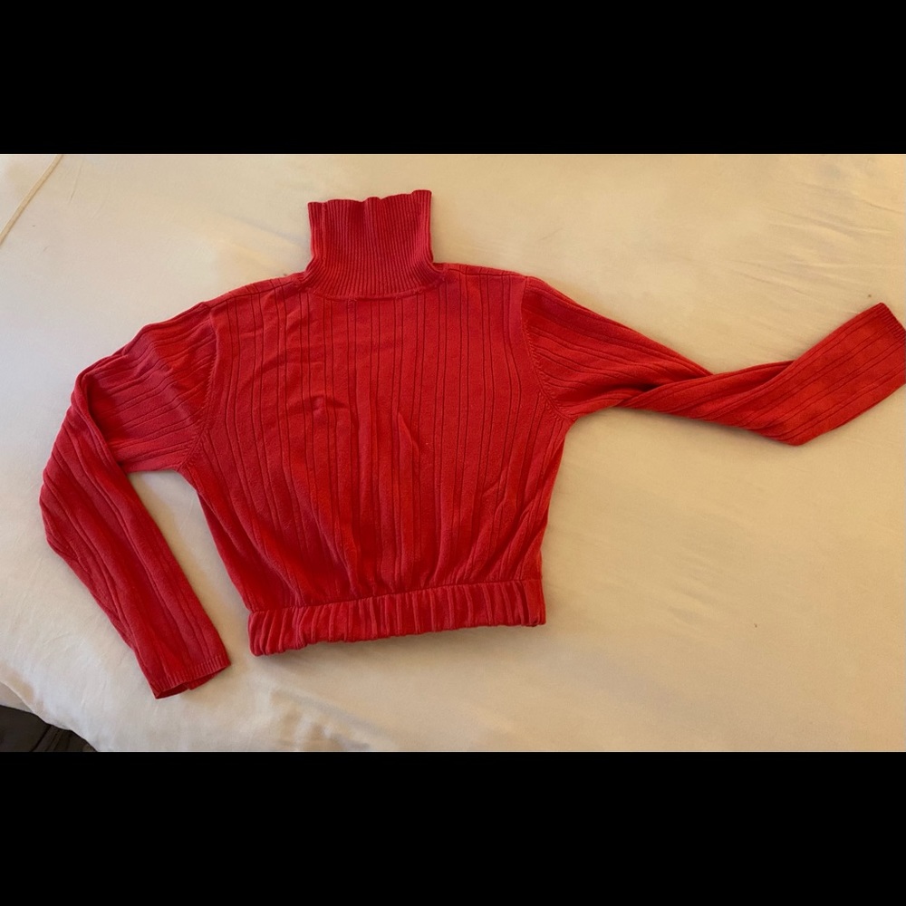 Women’s red turtle neck. Size XS.
